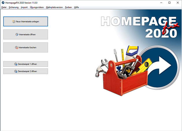Homepage Software Homepage Software