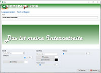 Homepage Baukasten System