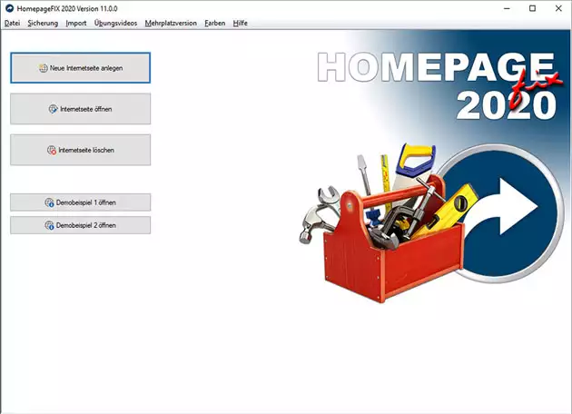 Homepage Software