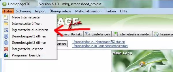 Internetseite